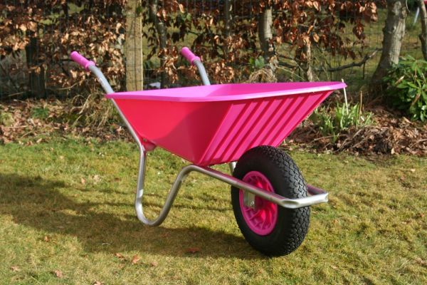 County Clipper Wheelbarrow (90-110L) Pink 